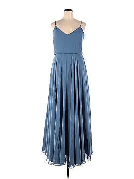 Jenny Yoo Collection Slate Blue Inesse Gown (view 1)