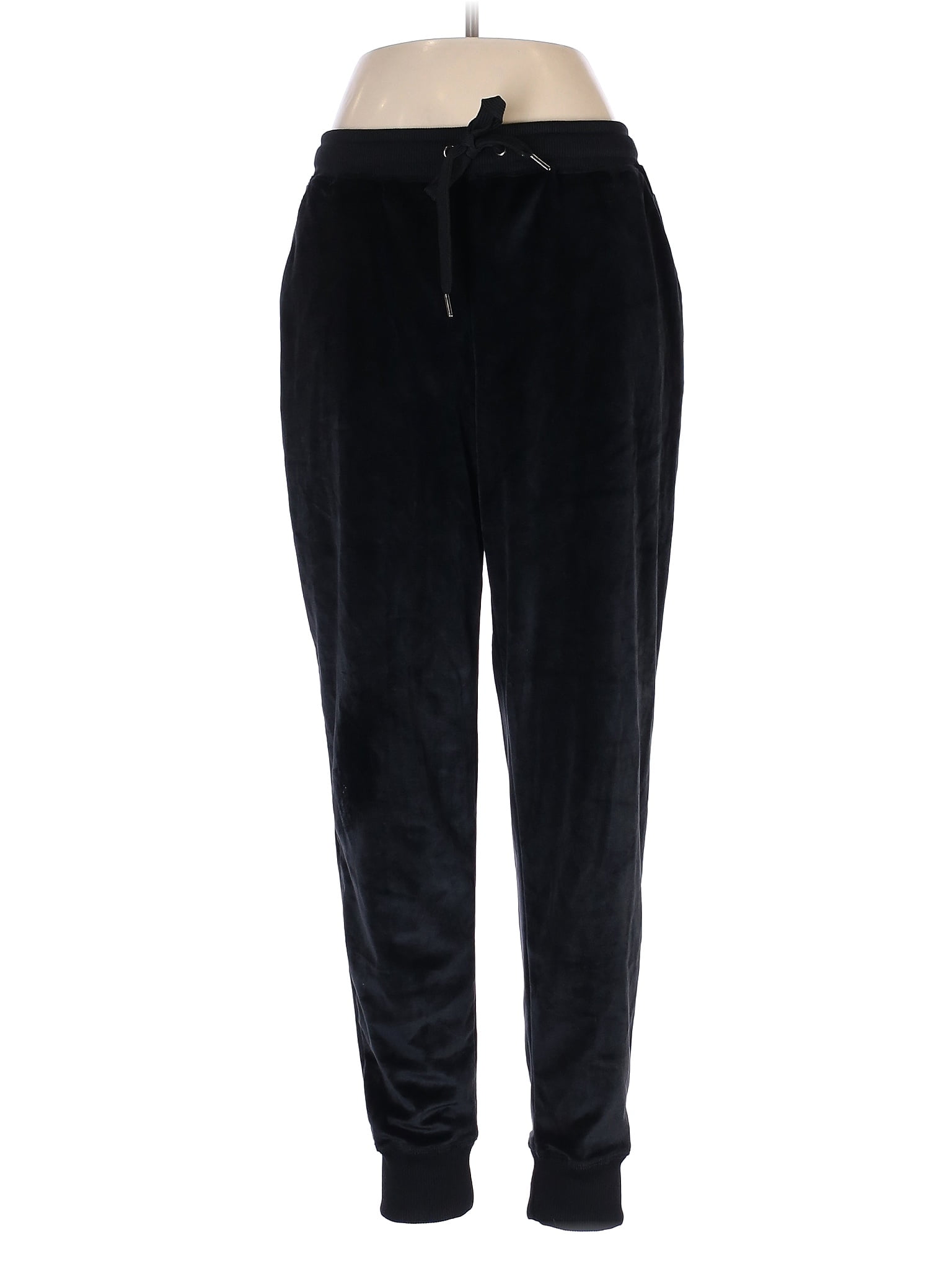 Assorted Brands Black Velour Pants Size M 52 off thredUP