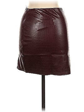 Nasty Gal Inc. Faux Leather Skirt (view 2)