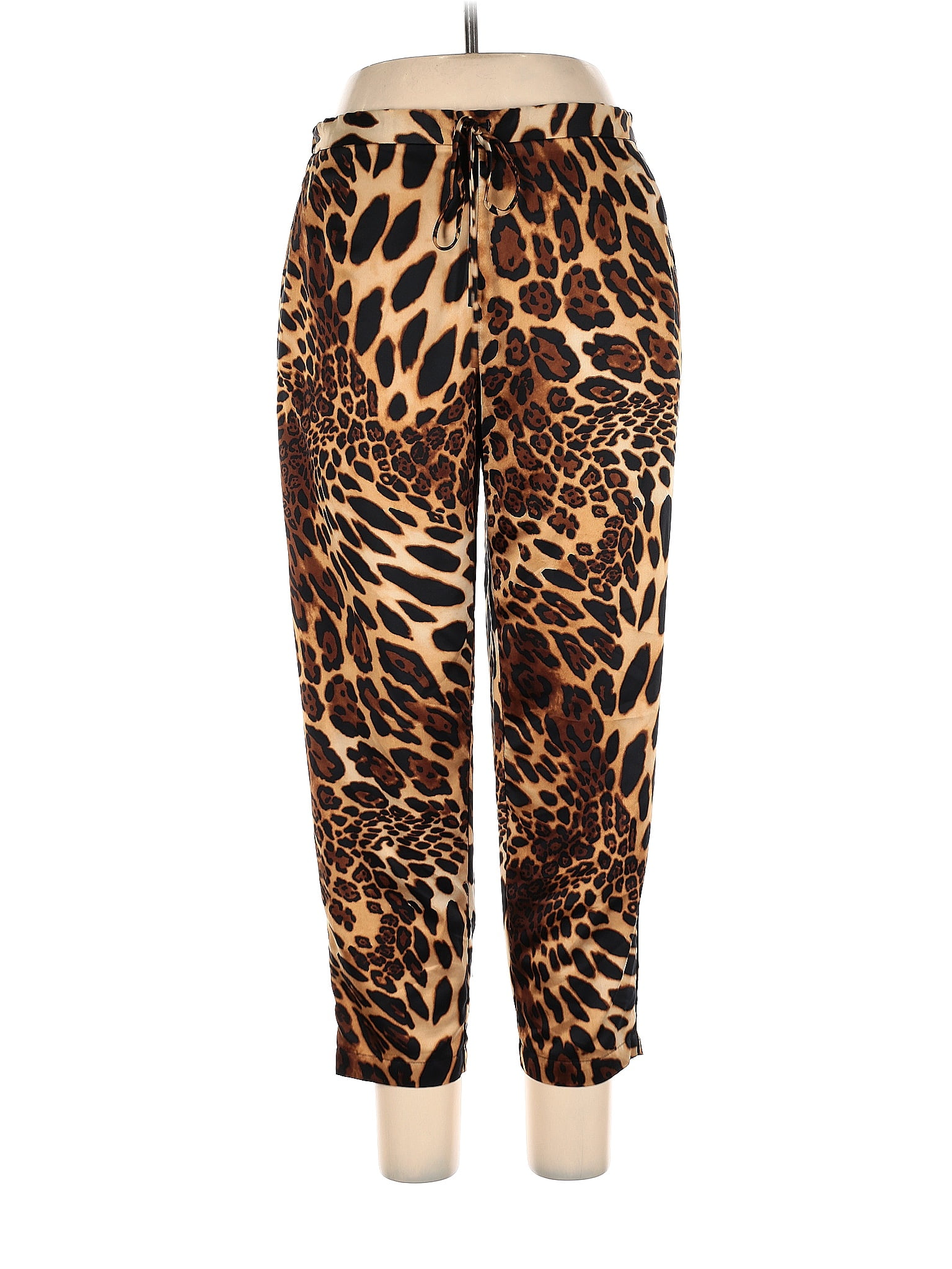 natori-100-polyester-gold-luxe-leopard-pajama-pants-size-l-75-off