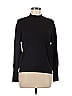 Free Assembly Color Block Solid Black Turtleneck Sweater Size M - photo 1