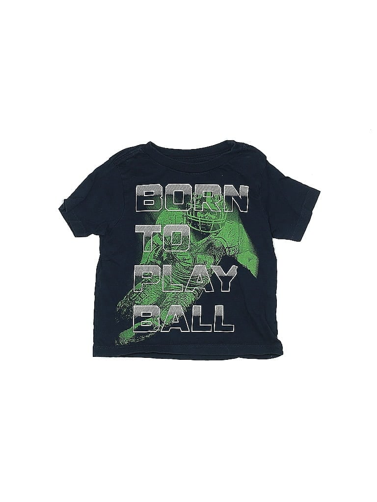 The Children's Place 100% Cotton Blue Short Sleeve T-Shirt Size 12-18 mo - photo 1