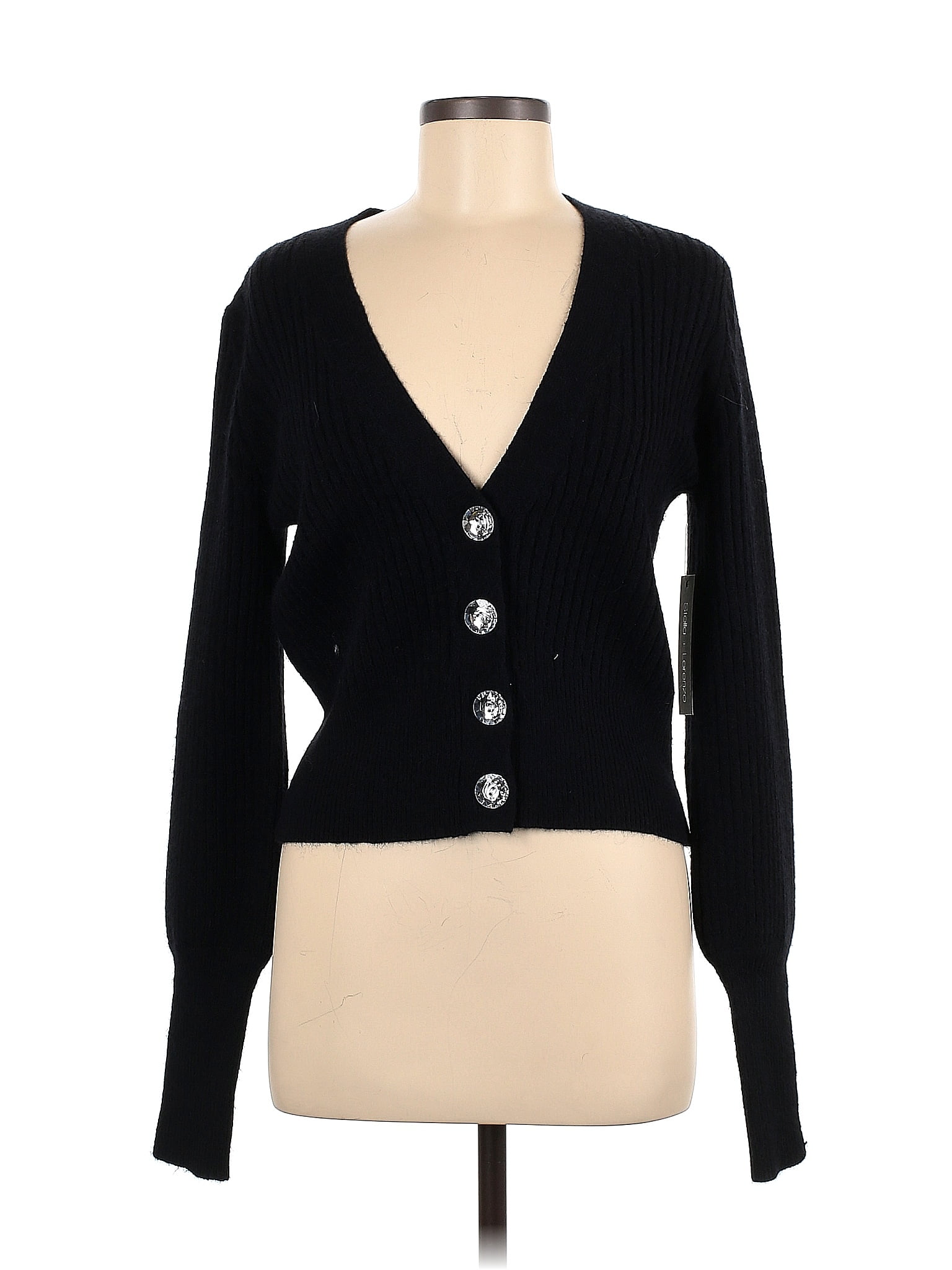 Stella + Lorenzo Black Cardigan Size M - 76% off | thredUP