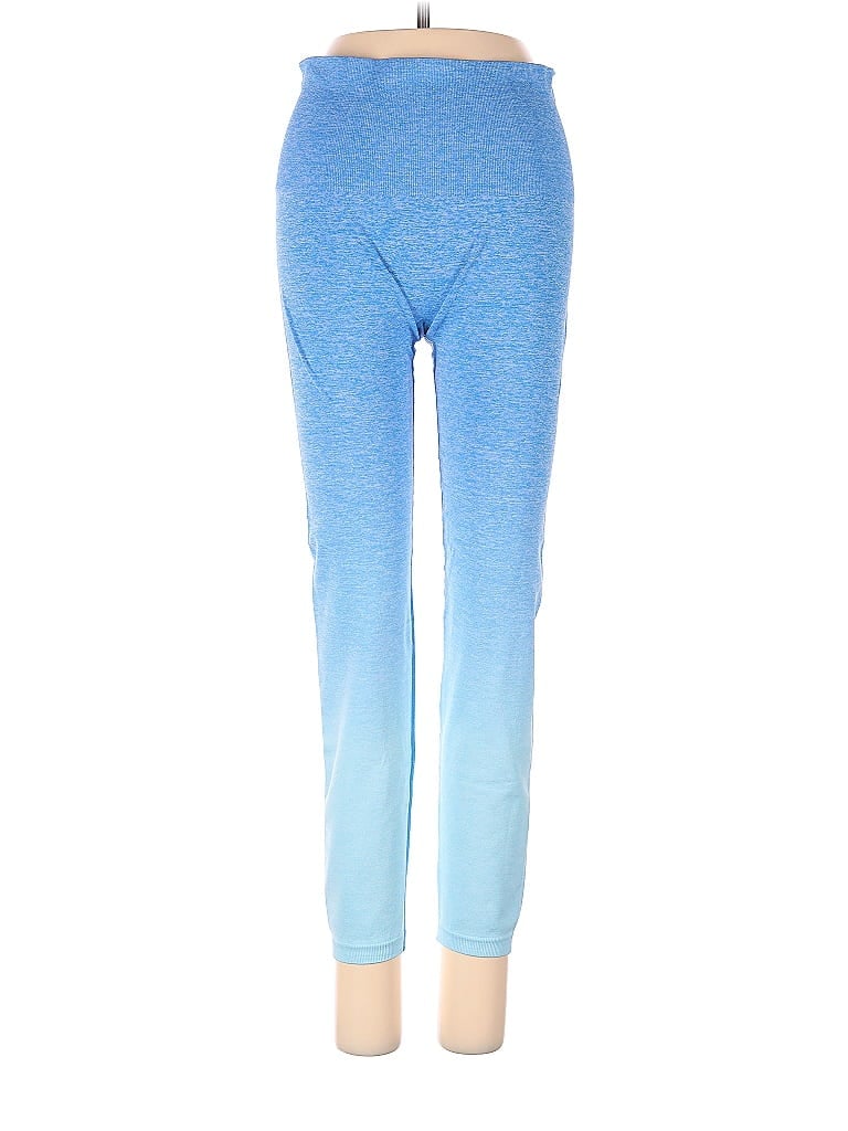 Pre-owned Live Electric Yoga Pants In Blue