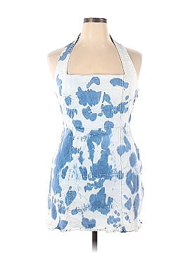 Show Me Your Mumu Denim Duncan Halter Dress (view 1)