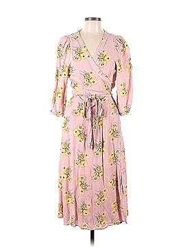 Madewell Floral Long Sleeve Wrap Dress (view 1)
