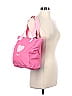 Life Is Good 100% Cotton Graphic Solid Pink Tote One Size - photo 3