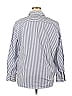 Frank & Eileen 100% Cotton Stripes Blue Long Sleeve Button-Down Shirt Size XL - photo 2