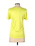 Saint Laurent 100% Silk Yellow Short Sleeve Top Size S - photo 2
