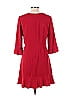 Slate & Willow Solid Red Crimson Red Ruffle Dress Size 10 - photo 2