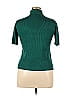 Doncaster Color Block Teal Green Turtleneck Sweater Size XL - photo 2