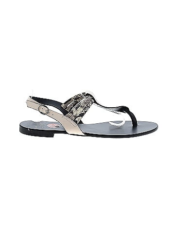 Silver sandals size online 9