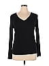 Cuddl Duds Solid Black Long Sleeve T-Shirt Size XL - photo 1