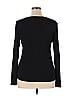 Cuddl Duds Solid Black Long Sleeve T-Shirt Size XL - photo 2