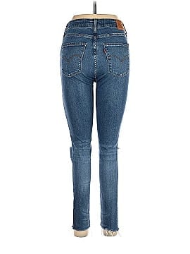 Levi's Blue 721 High Rise Skinny Jeans (view 2)