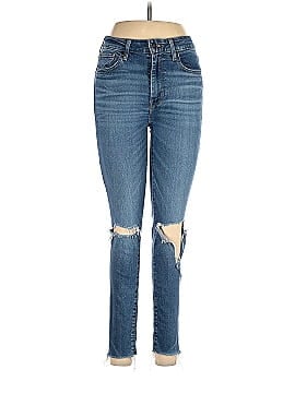 Levi's Blue 721 High Rise Skinny Jeans (view 1)