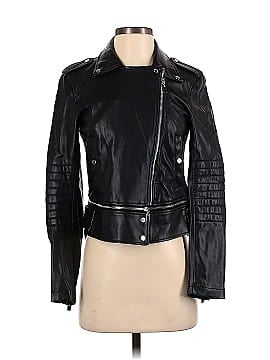 Zara Basic Faux Leather Jacket (view 1)