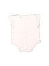 First Impressions 100% Cotton Solid Pink Short Sleeve Onesie Size 3-6 mo - photo 2