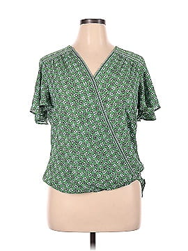 Max Studio Short Sleeve Blouse (view 1)