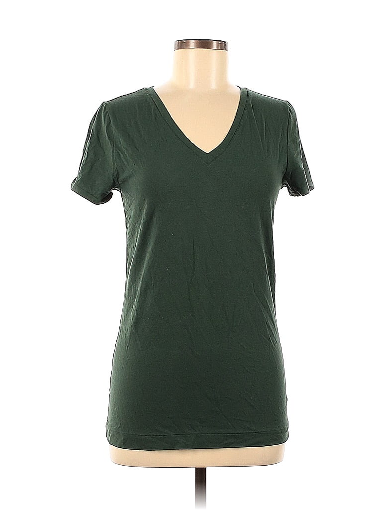 Gap Body Solid Green Short Sleeve T-Shirt Size L - photo 1