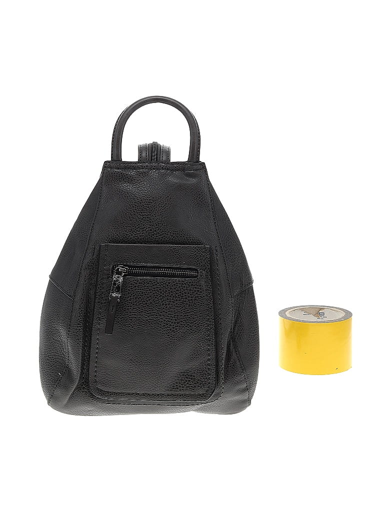 Clarks 100% Pvc Black Leather Backpack One Size - 70% off | thredUP