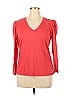 Sundry 100% Cotton Red Long Sleeve Top Size XL (4) - photo 1