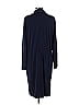 Belle By Kim Gravel Solid Navy Blue Casual Dress Size XL - photo 2