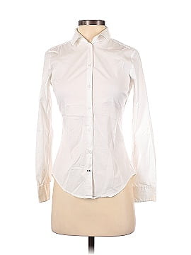 Zara Basic Long Sleeve Button-Down Shirt (view 1)