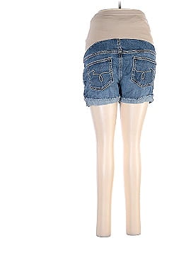 Indigo Blue Denim Shorts (view 2)