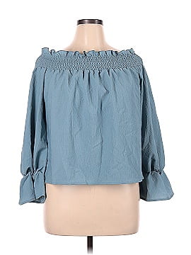 AndTheWhy 3/4 Sleeve Blouse (view 1)