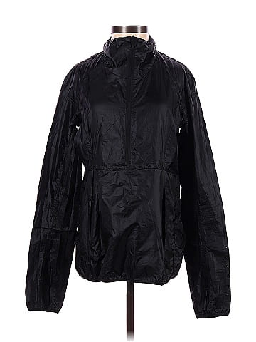 Lululemon Athletica 100% Polyester Solid Black Jacket Size 2 - 62% off
