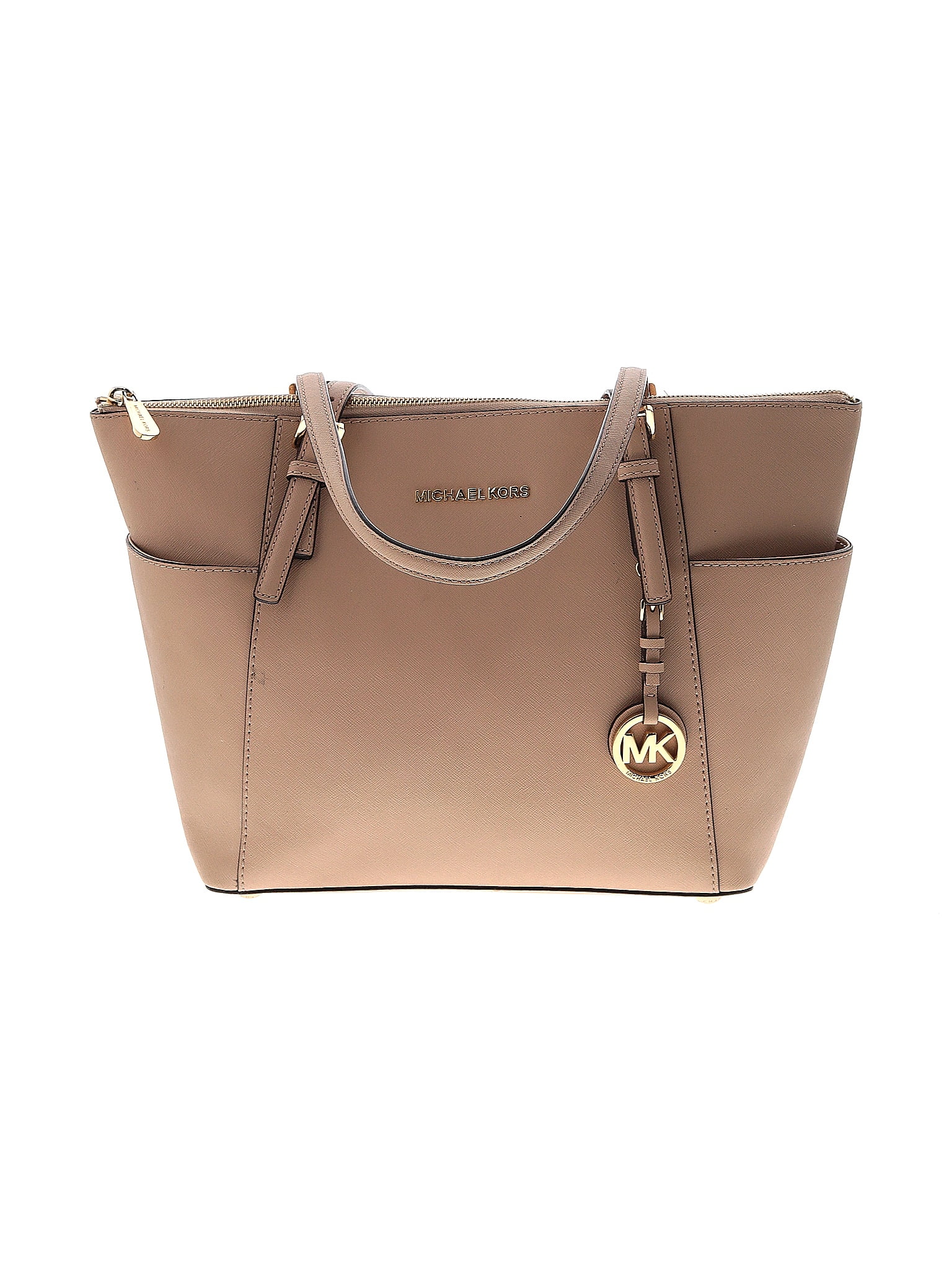 MICHAEL Michael Kors 100 Leather Tan Leather Shoulder Bag One Size