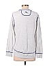 Tommy Bahama 100% Cotton Color Block Marled White Silver Sweatshirt Size S - photo 2