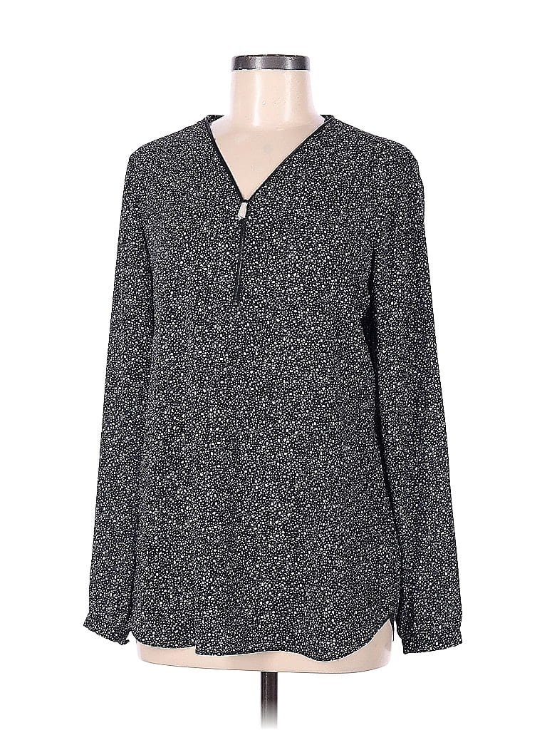 E3 by Etcetera Black Long Sleeve Blouse Size 8 81 off thredUP