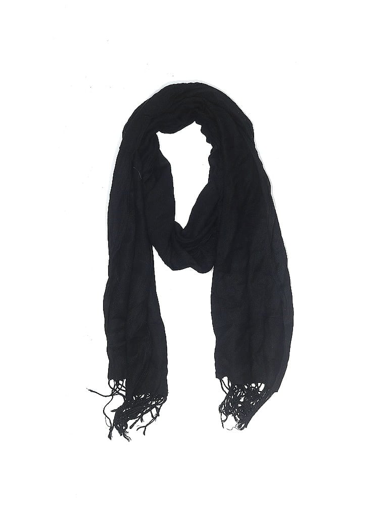 Pre-owned Assorted Brands Scarf In Black