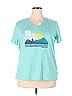 Life Is Good Graphic Blue Teal Short Sleeve T-Shirt Size XXL - photo 1