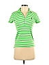Ralph Lauren Sport 100% Cotton Stripes Green Short Sleeve Polo Size S - photo 1