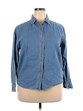 Proudly Plus Long Sleeve Button-Down Shirt (view 1)