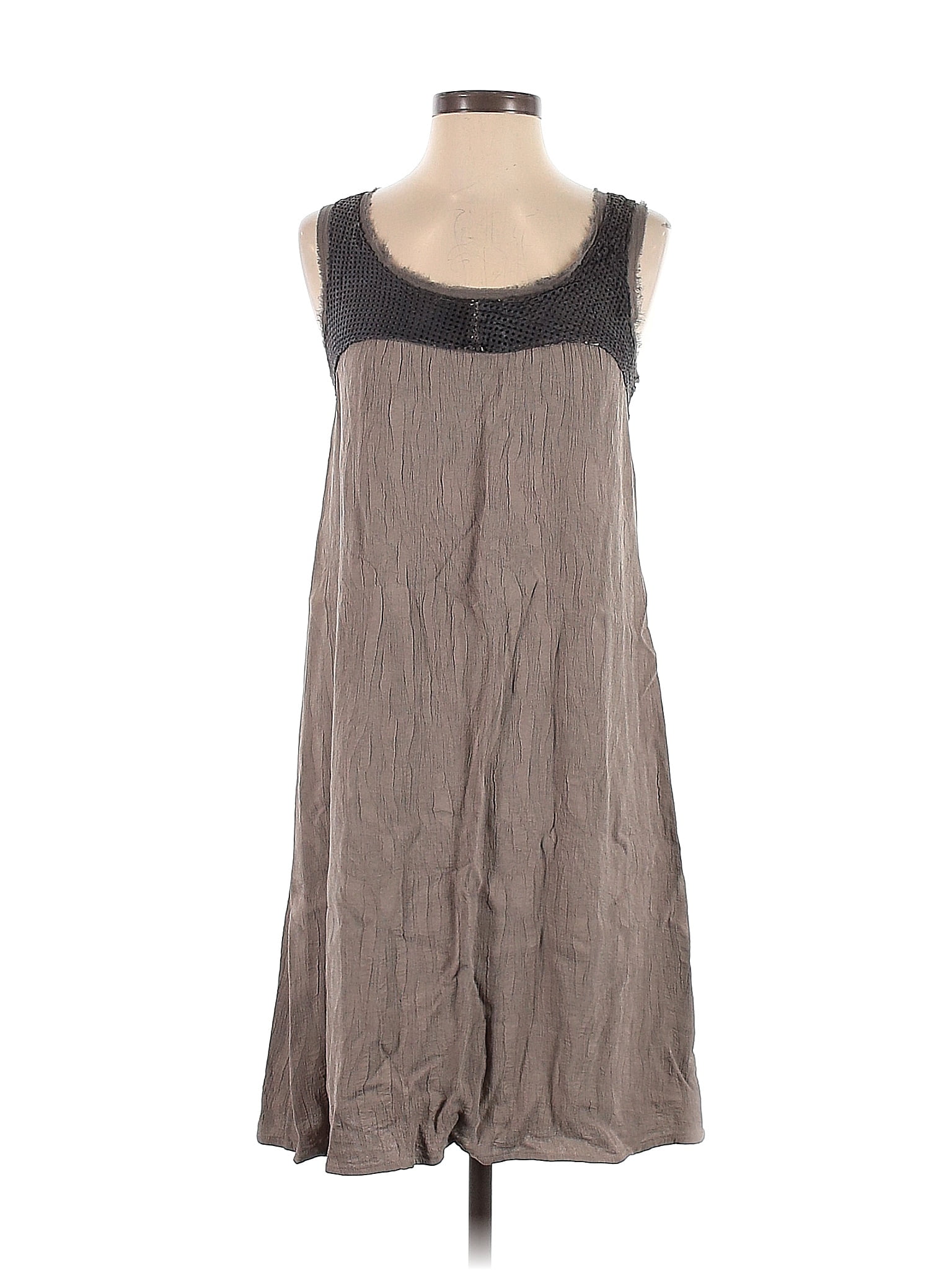 Transit Par-Such Gray Casual Dress Size Sm (I or 1) - 76% off | thredUP