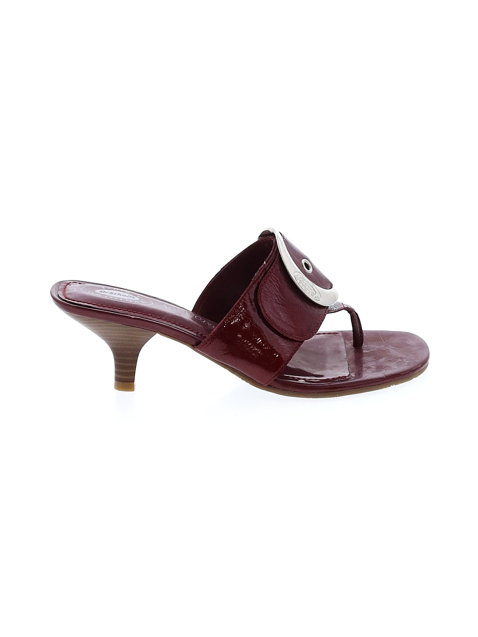 Dr. Scholl's Burgundy Mule/Clog Size 8 1/2 60 off thredUP
