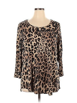 JM Collection Long Sleeve Blouse (view 1)
