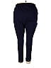 Roaman's Solid Navy Blue Casual Pants Size 30 (Plus) - photo 2