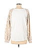 Belle By Kim Gravel White Ivory Long Sleeve Top Size L - photo 2