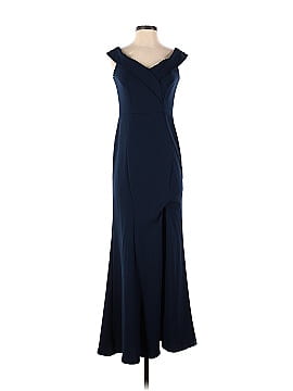 LM Collection Navy Sweetheart Gown (view 1)