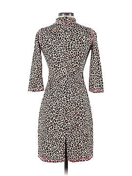 Slate & Willow Leopard Mock Neck Dress (view 2)