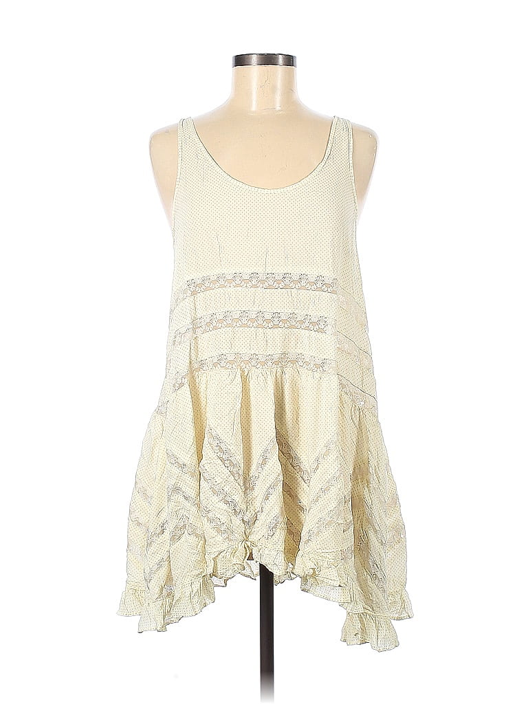 Intimately by Free People 100% Viscose Solid Ivory Casual Dress Size M - photo 1