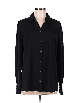 Susan Graver Long Sleeve Button-Down Shirt (view 1)