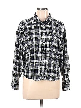 American Eagle Outfitters Long Sleeve Button-Down Shirt (view 1)