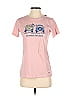 Life Is Good 100% Cotton Graphic Solid Pink Short Sleeve T-Shirt Size XS - photo 1
