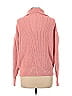 525 America 100% Cotton Color Block Solid Pink Pullover Sweater Size S - photo 2